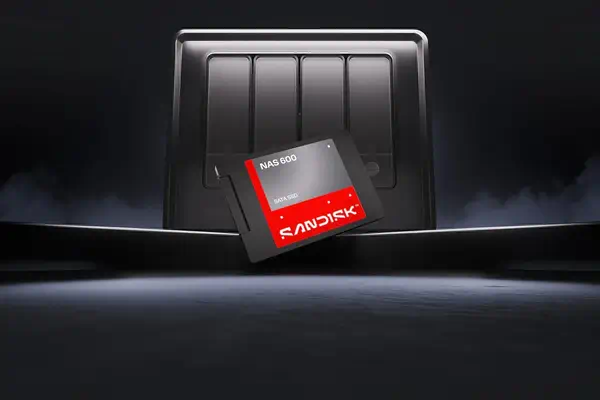 SanDisk NAS 600 1 To 2.5" Série ATA III TLC 3D NAND - Sandisk - Disque dur SSD - visuel 3
