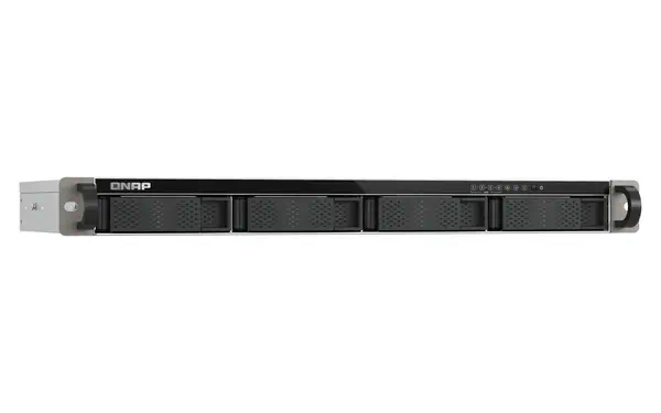 QNAP TS-432XeU NAS Rack (1 U) 4 Go DDR4 0 To QNAP QTS Noir, Gris - Serveur NAS - visuel 3