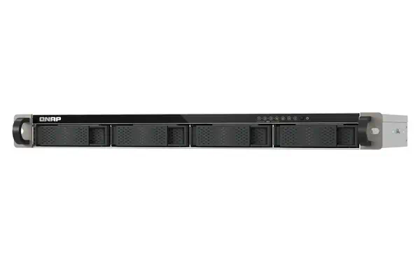 QNAP TS-432XeU NAS Rack (1 U) 4 Go DDR4 0 To QNAP QTS Noir, Gris - Serveur NAS - visuel 1