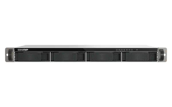 QNAP TS-432XeU NAS Rack (1 U) 4 Go DDR4 0 To QNAP QTS Noir, Gris - Serveur NAS - visuel 2