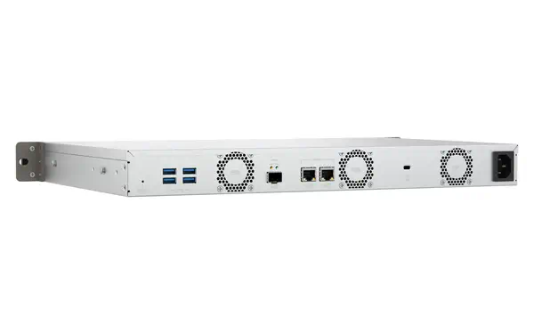QNAP TS-432XeU NAS Rack (1 U) 4 Go DDR4 0 To QNAP QTS Noir, Gris - Serveur NAS - visuel 8