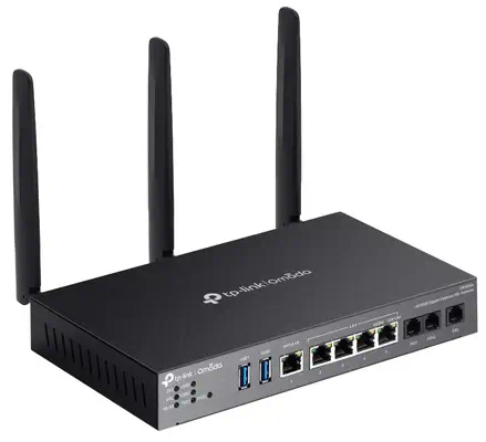 TP-Link Omada DR3220v-4G routeur sans fil Gigabit Ethernet Bi-bande (2,4 GHz / 5 GHz) Noir - Routeur - visuel 4