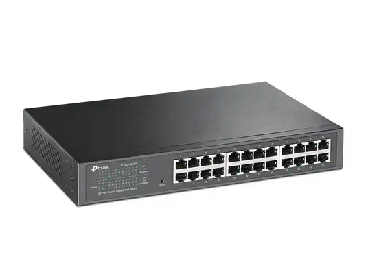 TP-Link TL-SG1024DE commutateur réseau Géré L2 Gigabit Ethernet (10/100/1000) Noir - Switchs et Hubs - visuel 2
