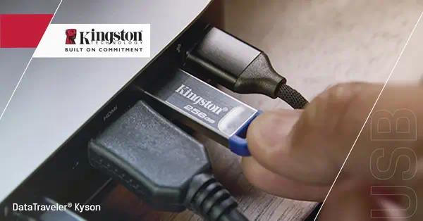 256 Go DataTraveler Kyson USB 3.2 Gen 1 en métal, jusqu'à 220 Mo/s - Kingston - Clé USB - visuel 4