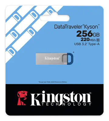 256 Go DataTraveler Kyson USB 3.2 Gen 1 en métal, jusqu'à 220 Mo/s - Kingston - Clé USB - visuel 6