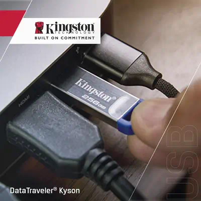 256 Go DataTraveler Kyson USB 3.2 Gen 1 en métal, jusqu'à 220 Mo/s - Kingston - Clé USB - visuel 5