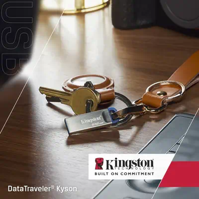512 Go DataTraveler Kyson USB 3.2 Gen 1 en métal, jusqu'à 220 Mo/s - Kingston - Clé USB - visuel 7