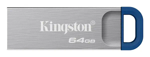64 Go DataTraveler Kyson USB 3.2 Gen 1 en métal, jusqu'à 220 Mo/s - Kingston - Clé USB - visuel 1