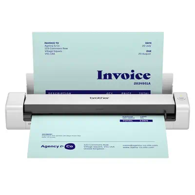 Brother DS-740DE Alimentation feuille à feuille de scanner 600 x 600 DPI A4 Noir, Blanc - Scanner - visuel 1
