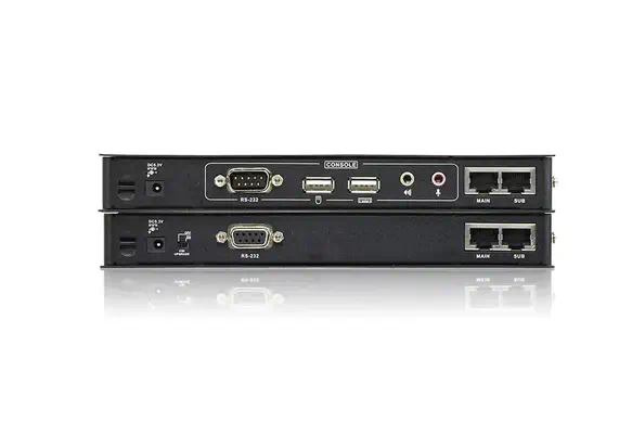 Extension KVM Cat 5 DVI double affichage USB (1024 x 768@60m) - ATEN - Accessoire Réseau - visuel 2