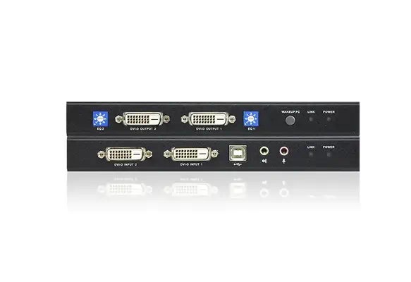 Extension KVM Cat 5 DVI double affichage USB (1024 x 768@60m) - ATEN - Accessoire Réseau - visuel 3