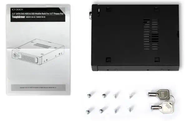 Icy Dock MB991SK-B Obturateur de baie de lecteur Noir - Accessoire Stockage - visuel 7