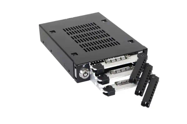 Icy Dock MB993SK-B Obturateur de baie de lecteur 2,5/3,5" Panneau de support Noir - Accessoire Stockage - visuel 8