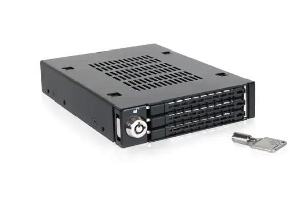 Icy Dock MB993SK-B Obturateur de baie de lecteur 2,5/3,5" Panneau de support Noir - Accessoire Stockage - visuel 2