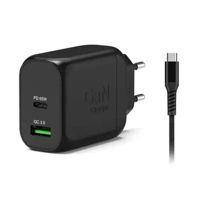 Port Designs 902065EPEU chargeur d'appareils mobiles Ordinateur portable, Tablette, Smartphone Noir  - Boitier d'alimentation - visuel 1