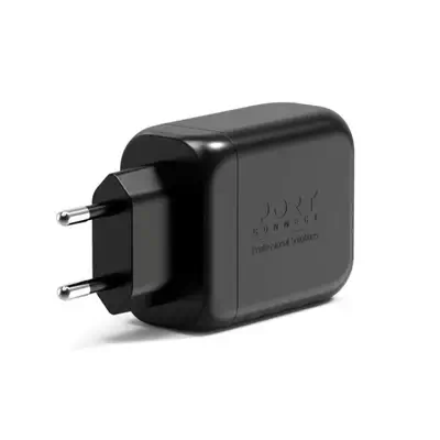 Port Designs 902065EPEU chargeur d'appareils mobiles Ordinateur portable, Tablette, Smartphone Noir  - Boitier d'alimentation - visuel 4