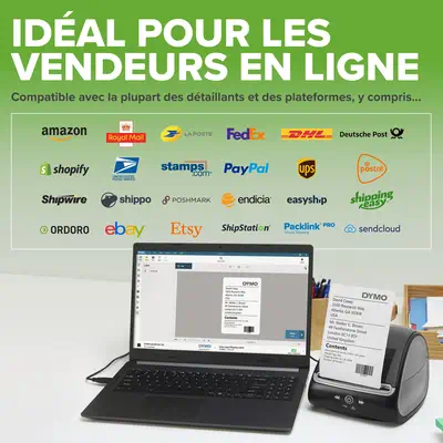DYMO LabelWriter 5XL imprimante d'étiquettes | Reconnaissance automatique des étiquettes | Imprime l - Dymo - Autre Imprimante - visuel 6