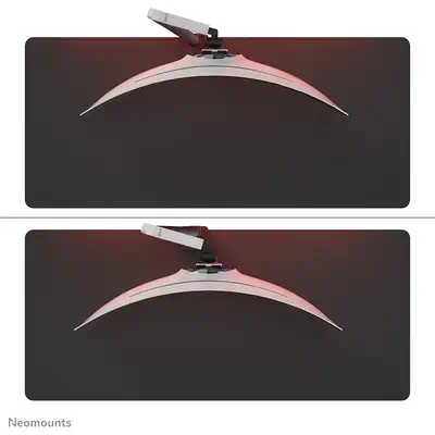 Neomounts DS70-256RD1 Support de écran à fixer gaming 24-57" - ressort à gaz - Topfix - arrêt à 180° - Accessoire Moniteur - visuel 8