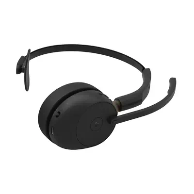 Jabra Evolve3 65 Casque Sans fil Arceau Bureau/Centre d'appels USB Type-C Bluetooth Noir - Casque Micro - visuel 6