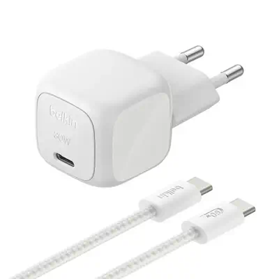 Belkin BoostCharge Ordinateur portable Gris Secteur Charge rapide Intérieure - Chargeur et alimentation - visuel 1