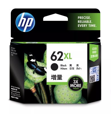 HP 62XL cartouche d'encre noire grande capacité authentique HP - visuel 2 - hello RSE