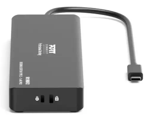 Port Designs PORT Connect 901906V2EU station d'accueil Avec fil USB 3.2 Gen 2 (3.1 Gen 2) Type-C Noi - Station d'accueil pour portable - visuel 7