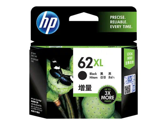 HP 62XL original Ink cartridge C2P05AE UUS black high - Toner - visuel 1