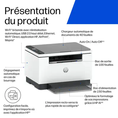 LaserJet M248dw Multifunction Noir et blanc Imprimante - HP - Multifonctions Laser - visuel 10