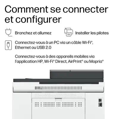 LaserJet M248sdw Multifunction Noir et blanc Imprimante - HP - Multifonctions Laser - visuel 6