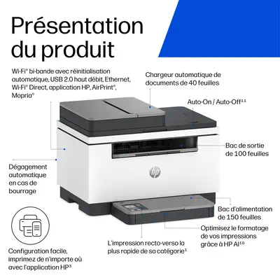 LaserJet M248sdw Multifunction Noir et blanc Imprimante - HP - Multifonctions Laser - visuel 5