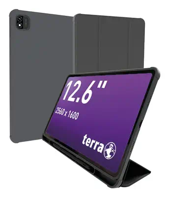 TERRA 1220861 tablette 4G LTE 256 Go 32 cm (12.6") 8 Go Wi-Fi 5 (802.11ac) Android 14 Anthracite - Tablette - visuel 3