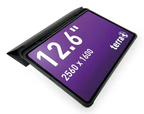 TERRA 1220861 tablette 4G LTE 256 Go 32 cm (12.6") 8 Go Wi-Fi 5 (802.11ac) Android 14 Anthracite - Tablette - visuel 4