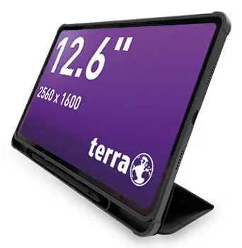 Offre TERRA 1220861 tablette 4G LTE 256 Go 32 cm (12.6") 8 Go Wi-Fi 5 (802.11ac) Android 14 Anthracite