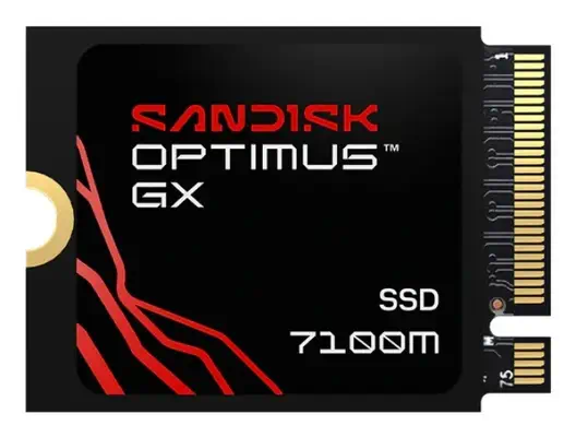 SanDisk Optimus GX 7100M 1 To M.2 PCI Express 4.0 NVMe TLC 3D NAND - Sandisk - Disque dur SSD - visuel 1