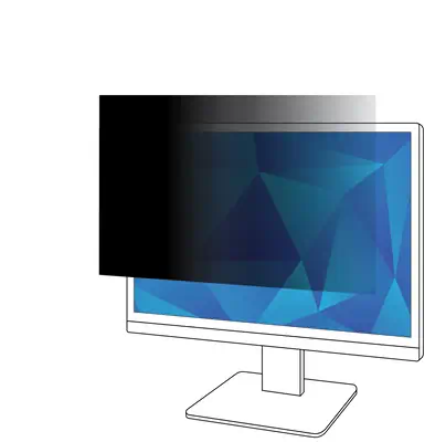 Filtre de confidentialité pour moniteur 19.5 po (495 mm), 16:10, PF195W1B - 3M - Accessoire Moniteur - visuel 1