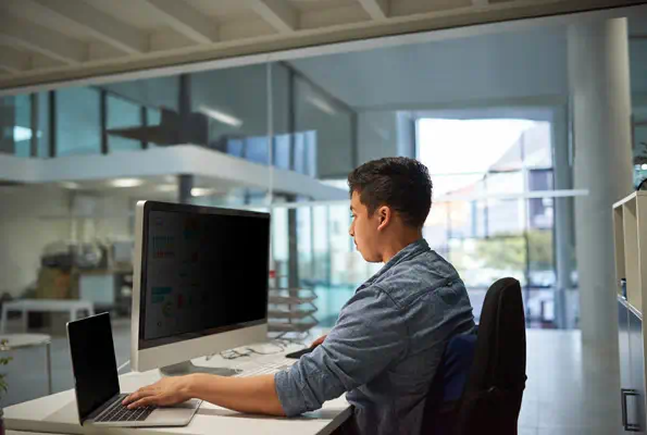 Filtre de confidentialité pour moniteur 19.5 po (495 mm), 16:10, PF195W1B - 3M - Accessoire Moniteur - visuel 3