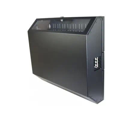 Dexlan 755049 étagère 8U Rack monté sur le mur Noir - Rack et Armoire - visuel 3