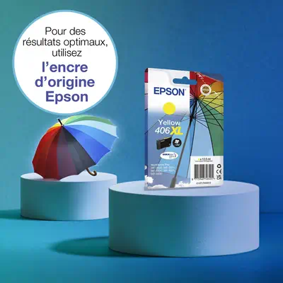 Cartouche d’encre jaune DURABrite Ultra 406XL Parapluie - Epson - Cartouches d'encre - visuel 4