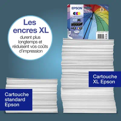 Multipack de cartouches d’encre DURABrite Ultra 4 couleurs Parapluie 406XL - Epson - Cartouches d'encre - visuel 3