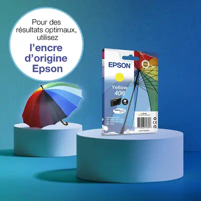 Cartouche d’encre jaune DURABrite Ultra Parapluie 406 - Epson - Cartouches d'encre - visuel 2