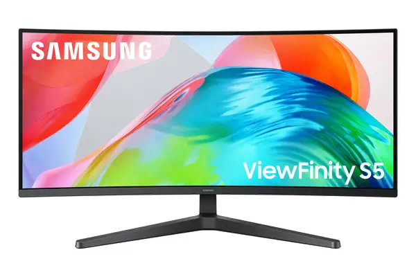 34" ViewFinity S5 S55GH Curved Monitor - Samsung - Ecran Ordinateur - visuel 1