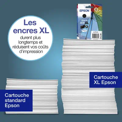 Cartouche d’encre noire DURABrite Ultra Parapluie 406XL - Epson - Cartouches d'encre - visuel 3
