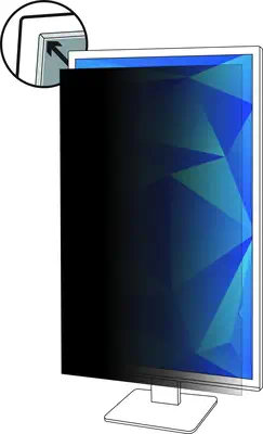 Filtre de confidentialité pour moniteur portrait 25 po (635 mm), 16:9, PF250W9P - 3M - Protection d'écran et Filtre - visuel 1