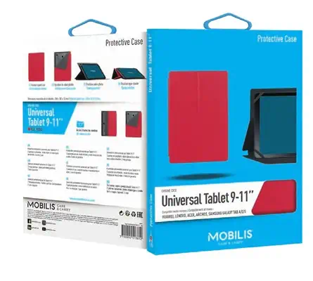 Mobilis 048016 étui pour tablette 27,9 cm (11") Folio Rouge - Protection d'écran et Filtre - visuel 10