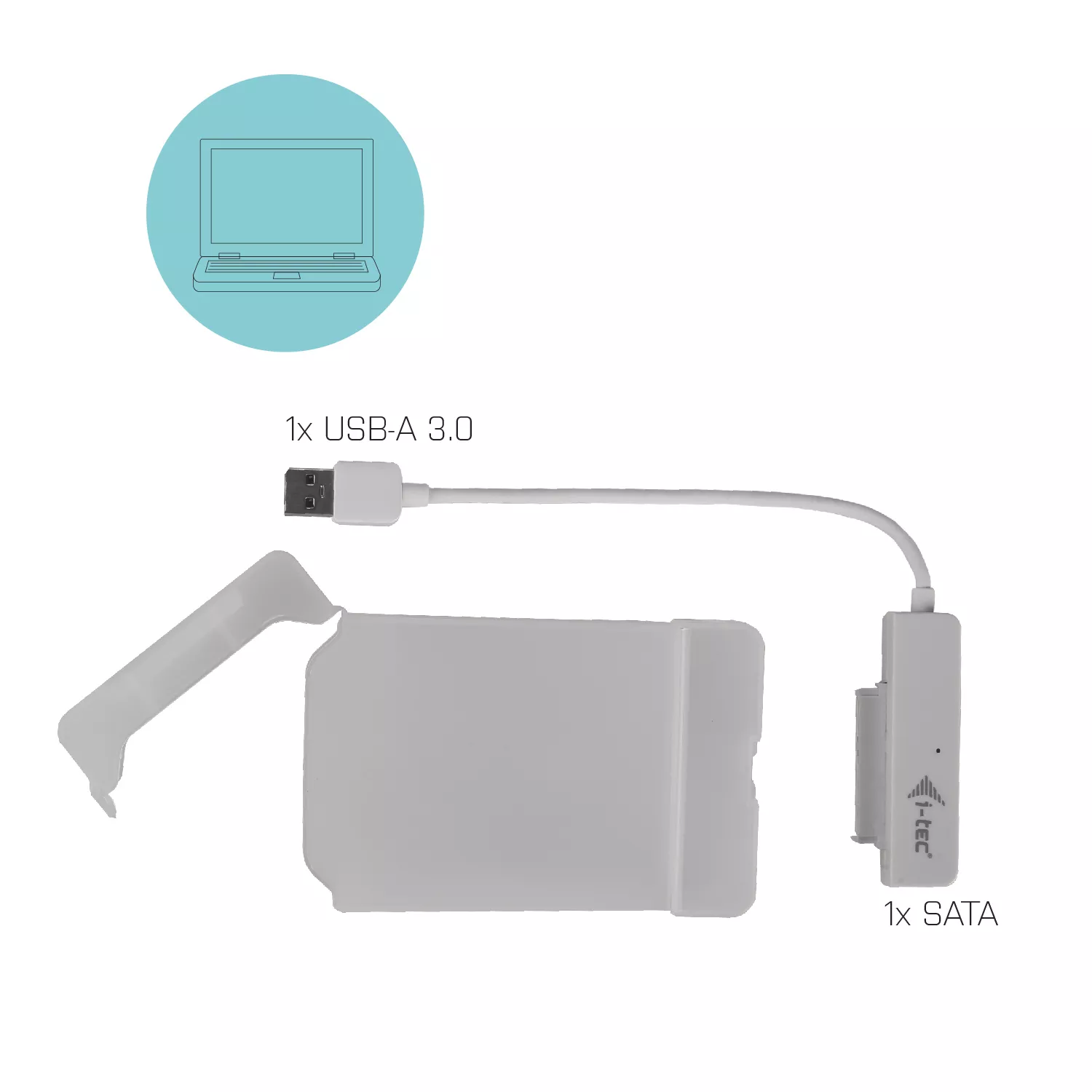 Vente I-TEC USB 3.0 Advance MySafe Easy Enclosure 6.4cm i-tec au meilleur prix - visuel 6