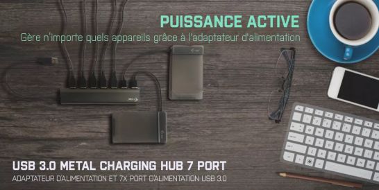 Achat I-TEC USB 3.0 Metal Charging HUB 7 Port sur hello RSE - visuel 7