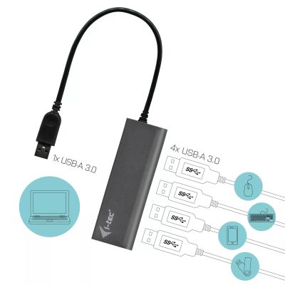 Vente I-TEC USB 3.0 Metal Charging HUB 4 Port i-tec au meilleur prix - visuel 4