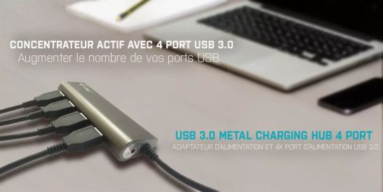 Achat I-TEC USB 3.0 Metal Charging HUB 4 Port sur hello RSE - visuel 9