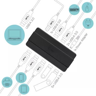 Vente I-TEC USB 3.0 Advance Charging HUB 7 with i-tec au meilleur prix - visuel 4