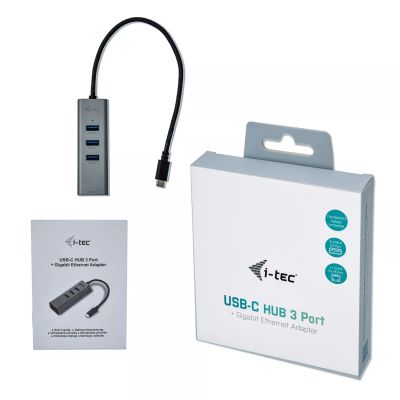 Vente I-TEC USB-C Metal 3-Port HUB with Gigabit Ethernet i-tec au meilleur prix - visuel 6